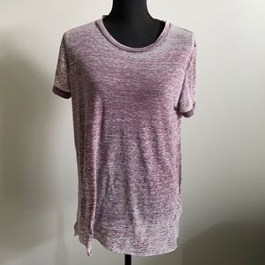 Forever 21 white washed purple shirt size large